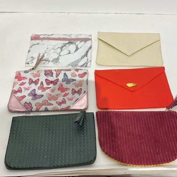 ipsy Handbags - Ipsy Women's Glam Makeup Cosmetic Mini Bag Bundle Assorted 6Pieces Travel Size
